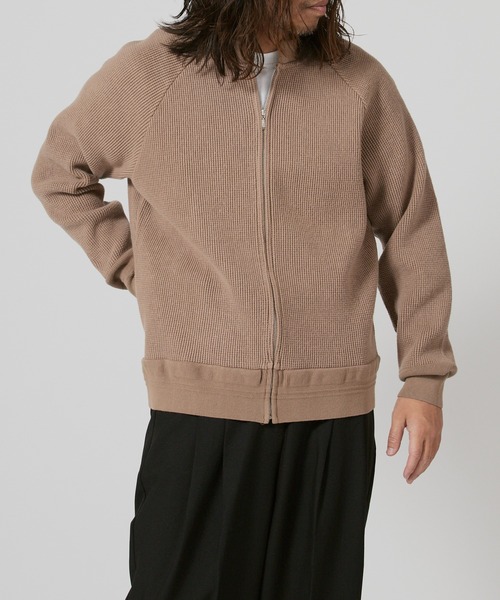 FLISTFIA（フリストフィア）の「FLISTFIA Crew Nack Zip Cardigan / CN01016（カーディガン/ボレロ・メンズ・モカ・3）」の3枚目の写真