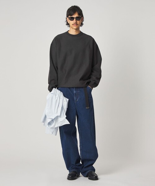 Steven Alan（スティーブンアラン）の「＜Steven Alan＞ ウラケ セットイン クルーネック スウェット（スウェット・メンズ・クリーム/ダークグレー/パープル/モカ/ライトグレー・L/XL/M/S）」の10枚目の写真