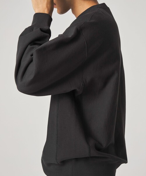 Steven Alan（スティーブンアラン）の「＜Steven Alan＞ ウラケ セットイン クルーネック スウェット（スウェット・メンズ・クリーム/ダークグレー/パープル/モカ/ライトグレー・L/XL/M/S）」の13枚目の写真