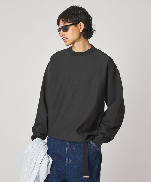 Steven Alan（スティーブンアラン）の「＜Steven Alan＞ ウラケ セットイン クルーネック スウェット（スウェット・メンズ・クリーム/ダークグレー/パープル/モカ/ライトグレー・L/XL/M/S）」の14枚目の写真