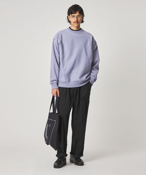 Steven Alan（スティーブンアラン）の「＜Steven Alan＞ ウラケ セットイン クルーネック スウェット（スウェット・メンズ・クリーム/ダークグレー/パープル/モカ/ライトグレー・L/XL/M/S）」の16枚目の写真