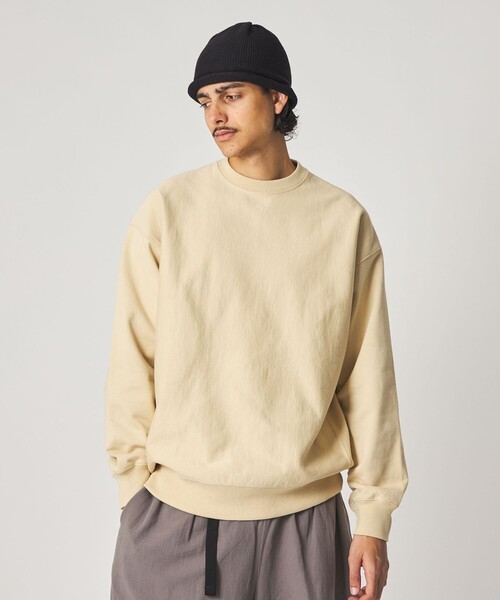 Steven Alan（スティーブンアラン）の「＜Steven Alan＞ ウラケ セットイン クルーネック スウェット（スウェット・メンズ・クリーム/ダークグレー/パープル/モカ/ライトグレー・L/XL/M/S）」の21枚目の写真