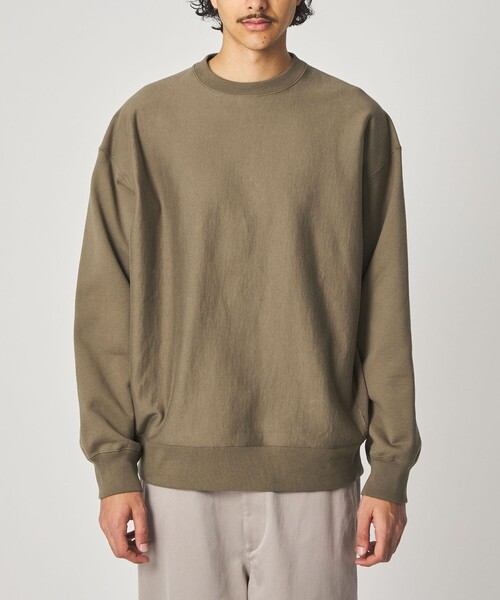 Steven Alan＞ ウラケ セットイン クルーネック スウェット