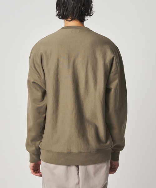 Steven Alan＞ ウラケ セットイン クルーネック スウェット