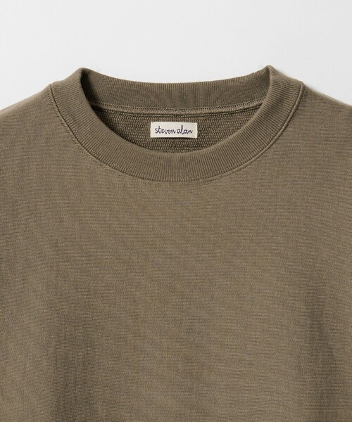 Steven Alan（スティーブンアラン）の「＜Steven Alan＞ ウラケ セットイン クルーネック スウェット（スウェット・メンズ・クリーム/ダークグレー/パープル/モカ/ライトグレー・L/XL/M/S）」の8枚目の写真