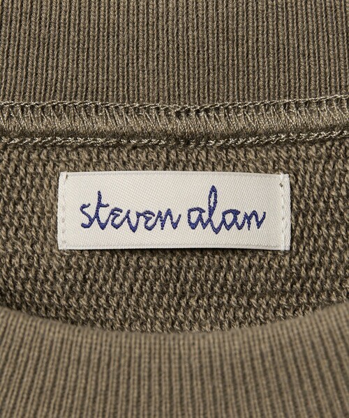Steven Alan（スティーブンアラン）の「＜Steven Alan＞ ウラケ セットイン クルーネック スウェット（スウェット・メンズ・クリーム/ダークグレー/パープル/モカ/ライトグレー・L/XL/M/S）」の13枚目の写真