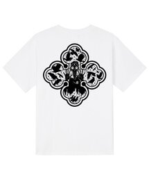 KTW0128 黒死病 半袖Tシャツ - ホワイト