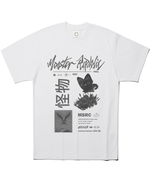 MONSTER REPUBLIC(モンスターリパブリック)の「フライアッシュグレーTシャツホワイト(Tシャツ/カットソー・レディース・その他・LARGE/MEDIUM/SMALL/X-LARGE)」の1枚目の写真
