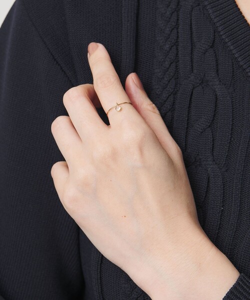 les bonbon（ルボンボン）の「【別注】＜les bonbon＞K10 ESSENCE リング（リング・レディース・ライトピンク/ライトブルー・11/9）」の3枚目の写真