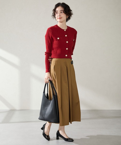 31 Sons de mode(トランテアン ソン ドゥ モード)の「ショルダーホーボーバッグ(ハンドバッグ・レディース・ホワイト/ブラック・フリ-)」の20枚目の写真