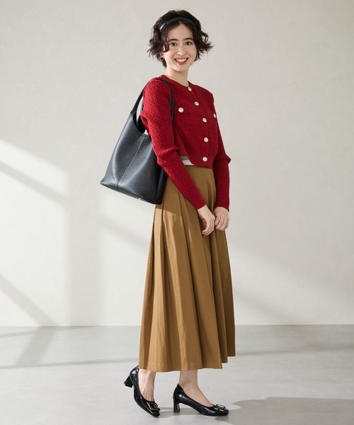 31 Sons de mode(トランテアン ソン ドゥ モード)の「ショルダーホーボーバッグ(ハンドバッグ・レディース・ホワイト/ブラック・フリ-)」の22枚目の写真