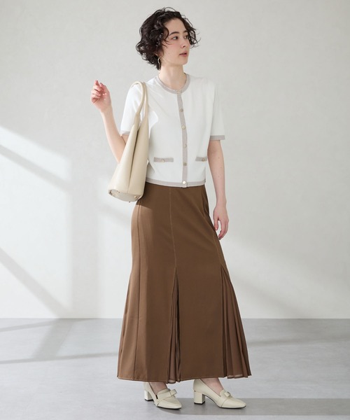 31 Sons de mode(トランテアン ソン ドゥ モード)の「ショルダーホーボーバッグ(ハンドバッグ・レディース・ホワイト/ブラック・フリ-)」の6枚目の写真