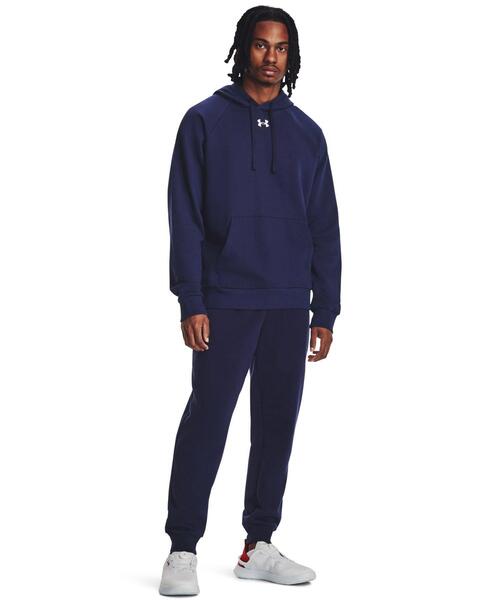 UNDER ARMOUR（アンダーアーマー）の「UAライバルフリース フーディー（トレーニング/メンズ）（スウェット・メンズ・ネイビー・L/XL/2XL/M/S）」の3枚目の写真