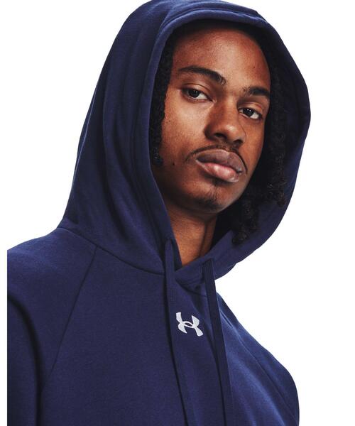 UNDER ARMOUR（アンダーアーマー）の「UAライバルフリース フーディー（トレーニング/メンズ）（スウェット・メンズ・ネイビー・L/XL/2XL/M/S）」の4枚目の写真