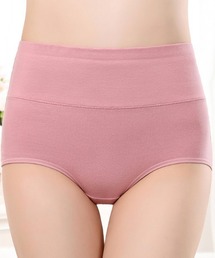 Coo+i（クーイ）の「ハイウエスト綿ショーツ 無地（ショーツ）」