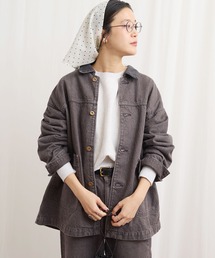 l'atelier du savon（アトリエドサボン）の「colored denim　coverall（カバーオール）」