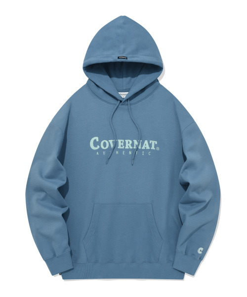 COVERNAT(カバーナット)の「アセンティックロゴフードパーカー ブルー(パーカー・レディース・その他・SMALL/LARGE/MEDIUM/X-LARGE)」の1枚目の写真