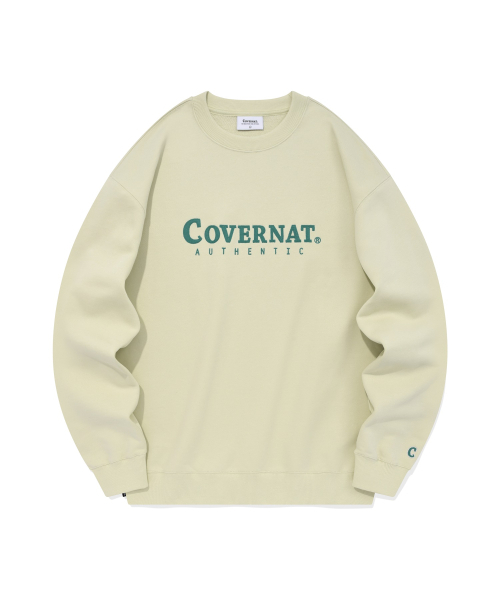 COVERNAT(カバーナット)の「アセンティックロゴ スウェット ライトグリーン(スウェット・レディース・その他・SMALL/X-LARGE/LARGE/MEDIUM)」の2枚目の写真