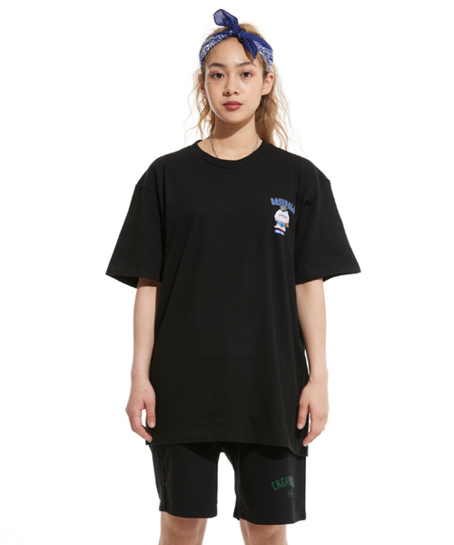 CREAM SODA LAB(クリームソーダラボ)の「LABベースボールクラブスモールロゴ半袖Tシャツブラック(Tシャツ/カットソー・メンズ・その他・LARGE/MEDIUM/X-LARGE/XX-LARGE)」の1枚目の写真