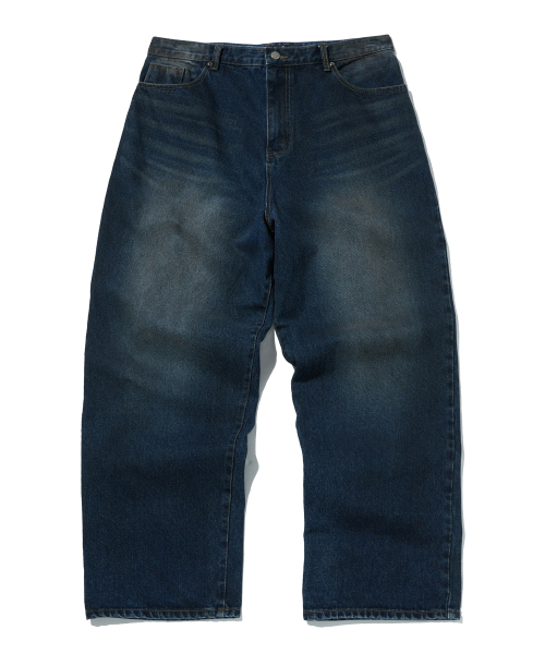suade（スエード）の「BRUSH WASHED DENIM [NAVY]（デニムパンツ・レディース・その他・SMALL）」の2枚目の写真