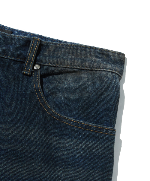 suade（スエード）の「BRUSH WASHED DENIM [NAVY]（デニムパンツ・レディース・その他・SMALL）」の5枚目の写真