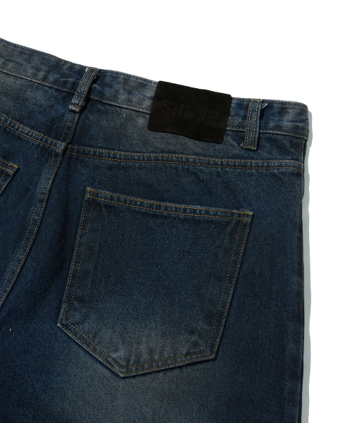 suade（スエード）の「BRUSH WASHED DENIM [NAVY]（デニムパンツ・レディース・その他・SMALL）」の8枚目の写真