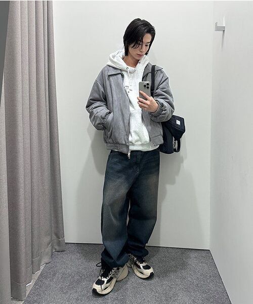 suade（スエード）の「BRUSH WASHED DENIM [NAVY]（デニムパンツ・レディース・その他・SMALL）」の13枚目の写真