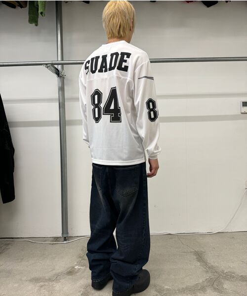 suade（スエード）の「BRUSH WASHED DENIM [NAVY]（デニムパンツ・レディース・その他・SMALL）」の16枚目の写真
