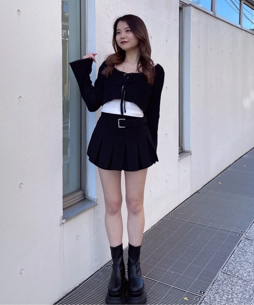 one way(ワンウェイ)の「フェザーボレロ(カーディガン/ボレロ・レディース・グレー/ホワイト/ブラック・FREE)」の18枚目の写真