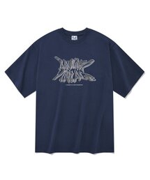 RADINEO（ラディネオ）の「レトロ 半袖Tシャツ ネイビー（Tシャツ/カットソー）」