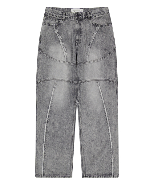 UNGIMMICK(アンジミック)の「STONE WASHED DENIM PANTS (GRAY)(デニムパンツ・メンズ・その他・MEDIUM/SMALL/LARGE)」の1枚目の写真