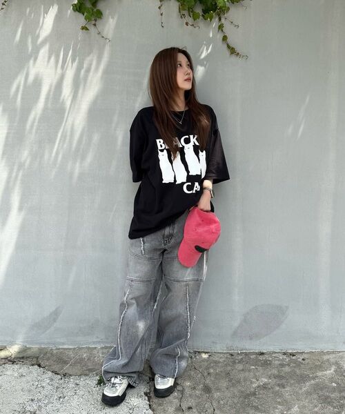 UNGIMMICK(アンジミック)の「STONE WASHED DENIM PANTS (GRAY)(デニムパンツ・メンズ・その他・MEDIUM/SMALL/LARGE)」の4枚目の写真