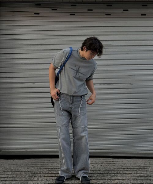 UNGIMMICK(アンジミック)の「STONE WASHED DENIM PANTS (GRAY)(デニムパンツ・メンズ・その他・MEDIUM/SMALL/LARGE)」の6枚目の写真