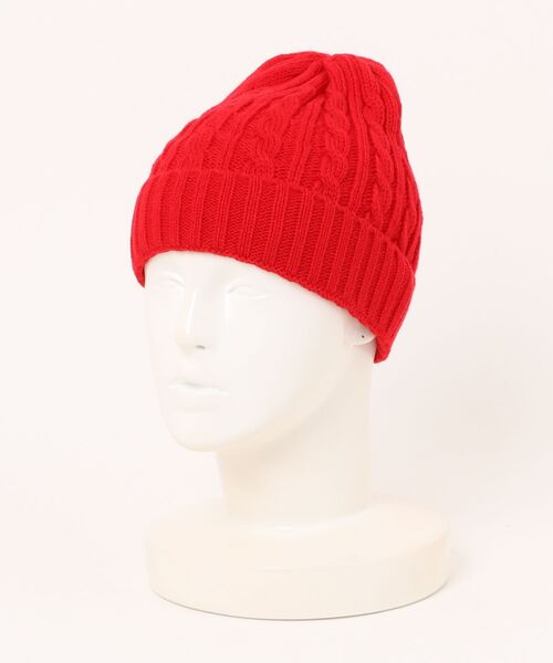 newhattan（ニューハッタン）の「【RS】【PH3】【newhattan/ニューハッタン】100% Acrylic Knit Hats with Cuff 3024（ニットキャップ/ビーニー・メンズ・ネイビー/レッド/ホワイト/パープル・FREE）」の4枚目の写真