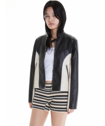 WHOLE PAPER（ホールペーパー）の「バイカー レザー ジャケット (ブラック)（ライダースジャケット）」