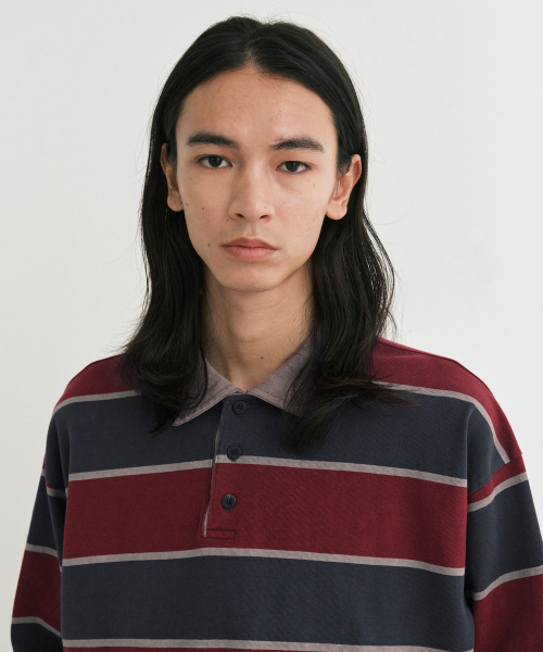 ENDOOR(エンドア)の「Vtg stripe polo shirt (vtg beige)(ポロシャツ・メンズ・その他・1/2)」の19枚目の写真