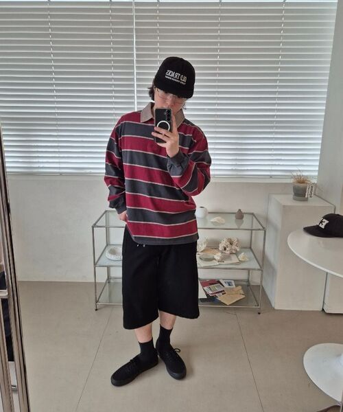 ENDOOR(エンドア)の「Vtg stripe polo shirt (vtg beige)(ポロシャツ・メンズ・その他・1/2)」の17枚目の写真