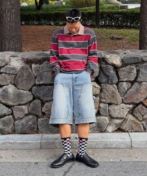ENDOOR(エンドア)の「Vtg stripe polo shirt (vtg beige)(ポロシャツ・メンズ・その他・1/2)」の12枚目の写真
