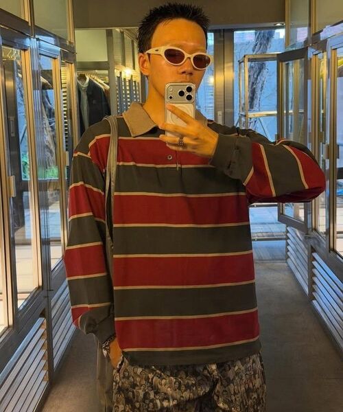ENDOOR(エンドア)の「Vtg stripe polo shirt (vtg beige)(ポロシャツ・メンズ・その他・1/2)」の11枚目の写真