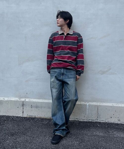ENDOOR(エンドア)の「Vtg stripe polo shirt (vtg beige)(ポロシャツ・メンズ・その他・1/2)」の7枚目の写真