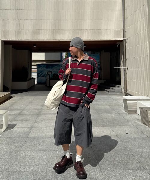 ENDOOR(エンドア)の「Vtg stripe polo shirt (vtg beige)(ポロシャツ・メンズ・その他・1/2)」の6枚目の写真
