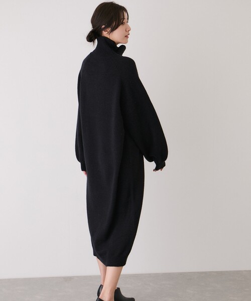 Jayro（ジャイロ）の「金ボタンニットワンピース（ワンピース・レディース・ブラック/グレー系その他/チャコールグレー/ホワイト系その他2・M）」の12枚目の写真