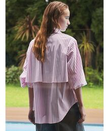 ELENDEEK | ストライプレイヤードシャツ(シャツ/ブラウス)