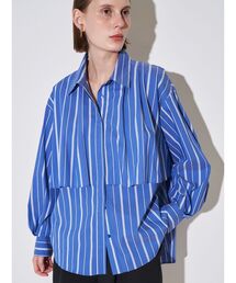 ELENDEEK（エレンディーク）の「ストライプレイヤードシャツ（シャツ/ブラウス）」