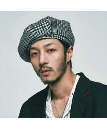 MILLIONAIRE HATS（ミリオネアハット）の「glen check beret（ハンチング/ベレー帽）」