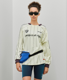 PO8（ピーオーエイト）の「PO8 LEAGUE LONG SLEEVE T-SHIRTS - YELLOW（Tシャツ/カットソー）」