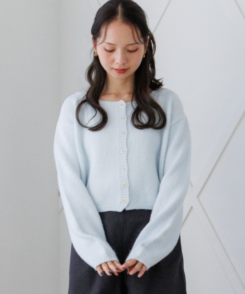 flower(フラワー)の「スプリンジーカラーカーディガン(カーディガン/ボレロ・レディース・グリーン/ブルー/イエロー・FREE)」の2枚目の写真