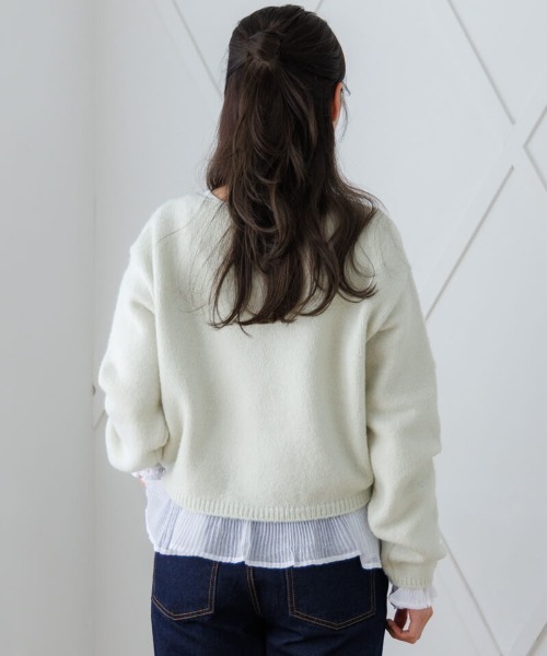 flower(フラワー)の「スプリンジーカラーカーディガン(カーディガン/ボレロ・レディース・グリーン/ブルー/イエロー・FREE)」の6枚目の写真