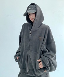 フリース」に該当するパーカー（グレー/灰色系）ファッション通販