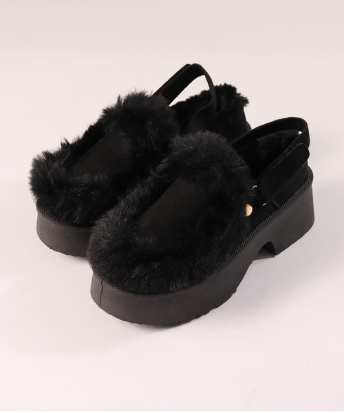 Dedes（デデス）の「Dedes バックベルト付きファーデザイン厚底ムートンシューズ(6423)（ブーツ・レディース・ブラック/ベージュ/ブラウン・37/39/41/43/45/35）」の10枚目の写真